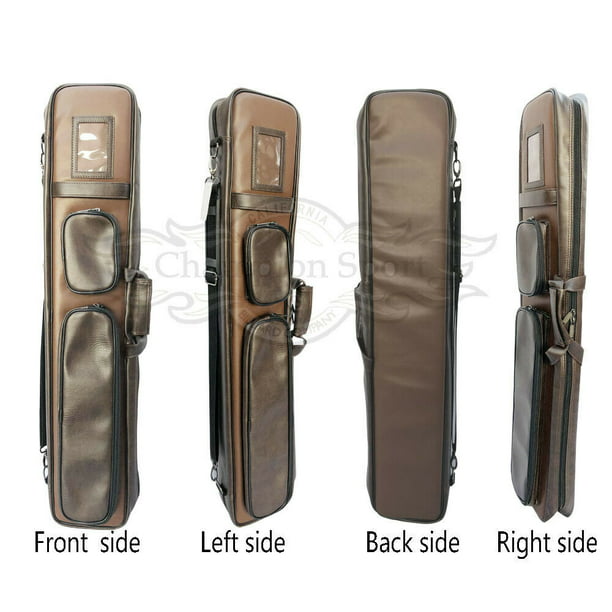 Champion Instroke Cases soft Cue bag Leather 4x8 Pool Cue Case 4 BUTT 8 SHAFT